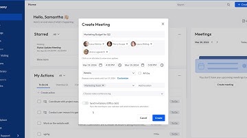 Scheduling Meetings on adam.ai | An All-in-One Board Management Software