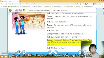 Tiếng Anh 6 - Unit 8: SPORTS AND GAMES  - Lesson1: Getting started