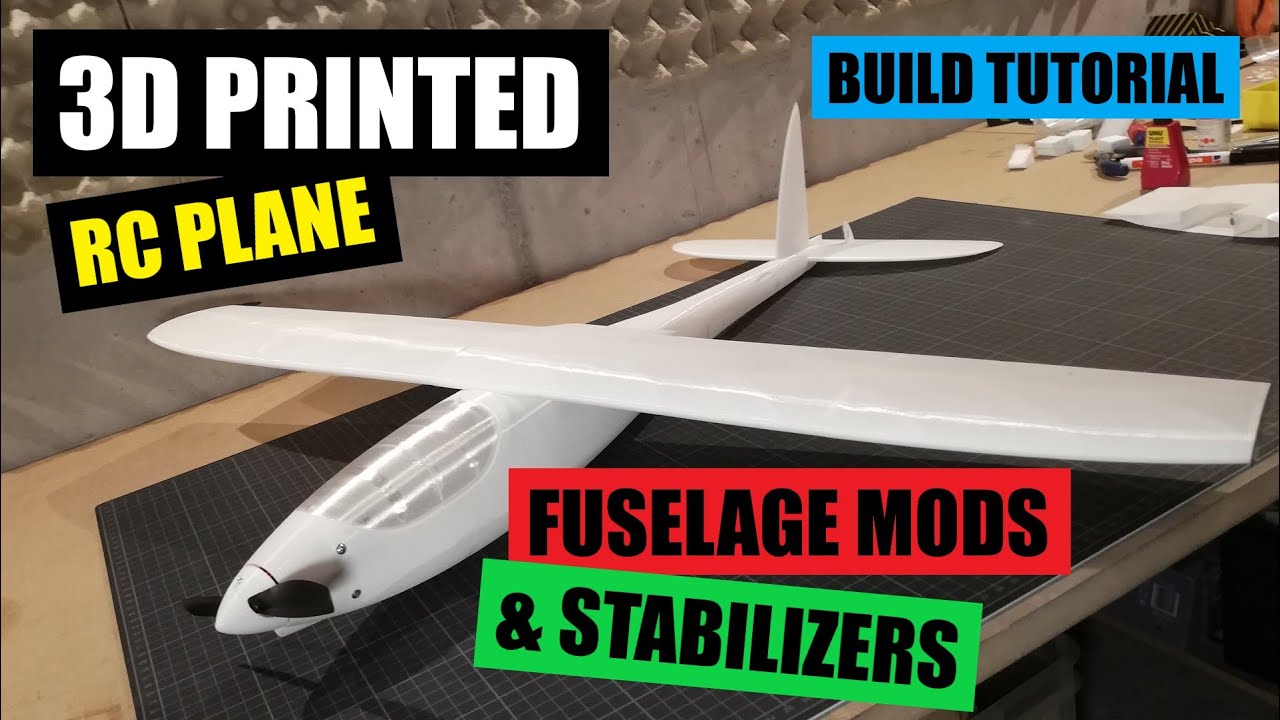 ECLIPSON MODEL A | 3D PRINTED RC PLANE | BUILD PART 3 | FUSELAGE MODS ...