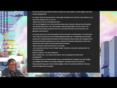 Continuum Fanfiction Reading -- Part 5 -- Stream excerpt