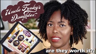 DO UNCLE FUNKY'S DAUGHTER PRODUCTS WORK ON 4C HAIR?? KandidKinks Demo \u0026 Review