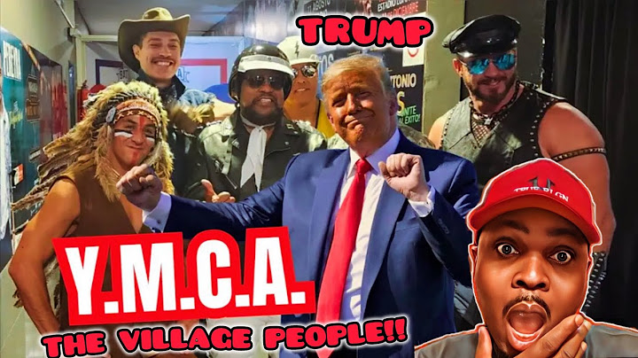 BREAKING NEWS: Village People Perform 'YMCA’ On Stage With President Trump #YESHEDOESTHEDANCE🤣