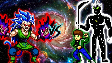 Goku SSJ7 V3 OP VS Ben 10 Ultimate Alien V2 OP (all form) in Jump Force Mugen