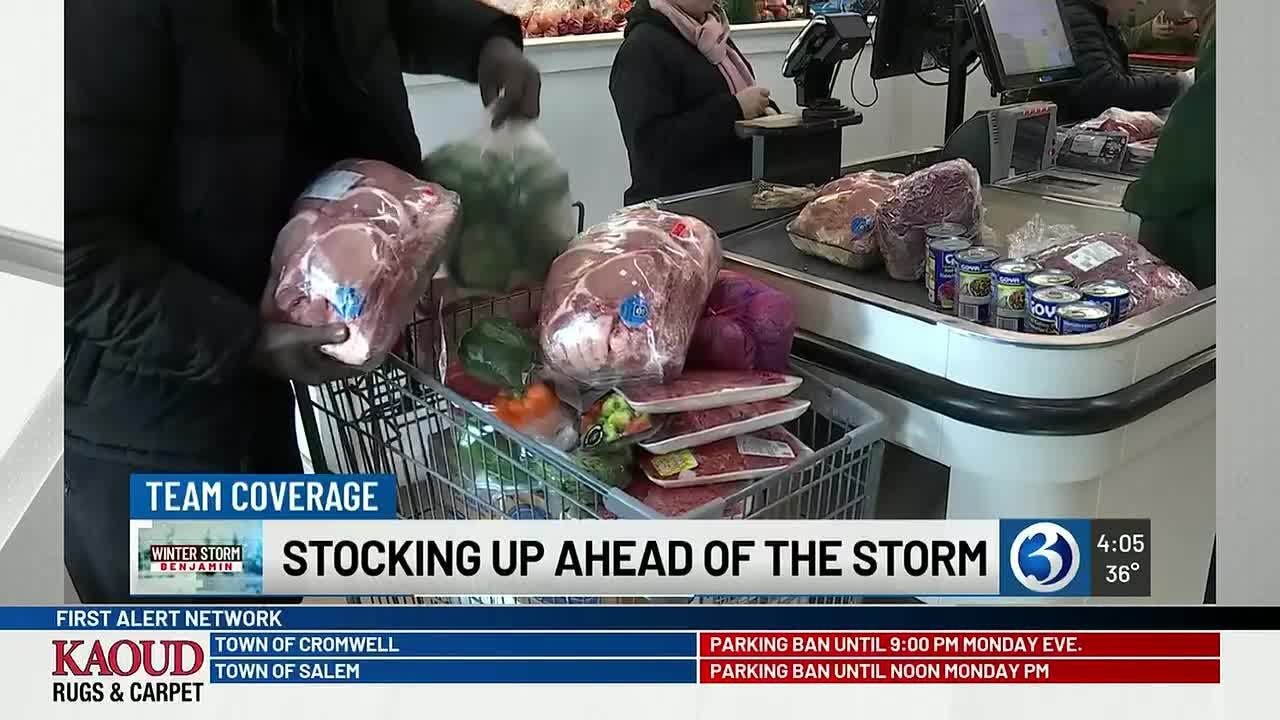Shoppers stock up on winter gear ahead of Winter Storm Benjamin