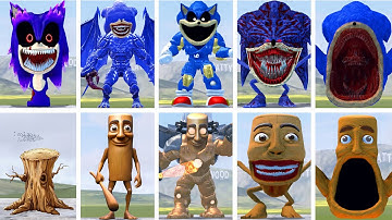 EVOLUTION OF ALL SHIN SONIC TAPES FAMILY VS TUNG TUNG SAHUR ITALIAN AI BRAINROT MEMES in Garry