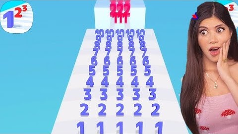 number run - all max level iOS trailer gameplay walkthrough #satisfying #iosgameplay