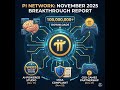 Pi Network November 2025 Summary Over 100 Million Downloads and MiCA