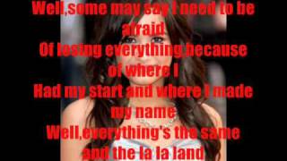 Demi Lovato - La La Land with lyrics