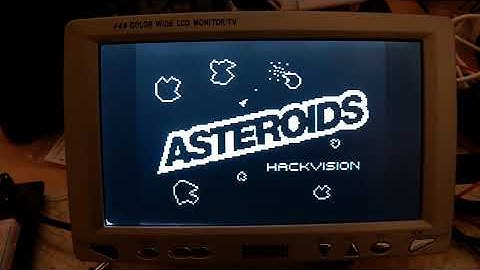 Asteroids on Arduino