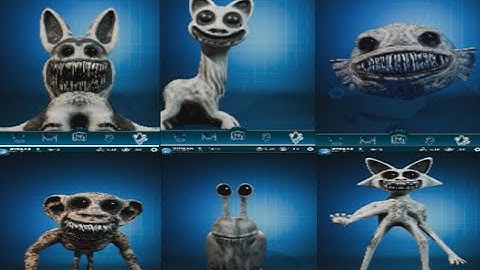 Zoonomaly Characters FNAF AR Workshop Animations