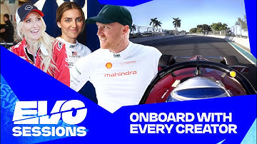 Every Creator On Track in Miami! 💪 | Formula E Evo Sessions