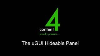 Content4 LLC - uGUI Hideable Panel Demo