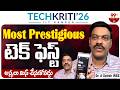Techkriti '26: Most Prestigious Technical & Entrepreneurship Festival in Asia | Dr. A Satish IRSC
