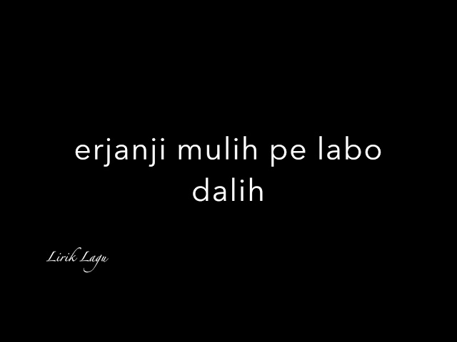 Lirik Lagu Karo - Terlelang Ate Ngena class=