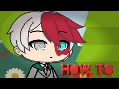 How To Make Todoroki In Gacha Life Youtube