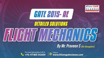 GATE 2015 Aerospace Engineering Question Paper | Flight Mechanics Solution | GATE AE Online Coaching