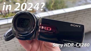 Sony HDR-CX280 Camcorder test with footage in 2024
