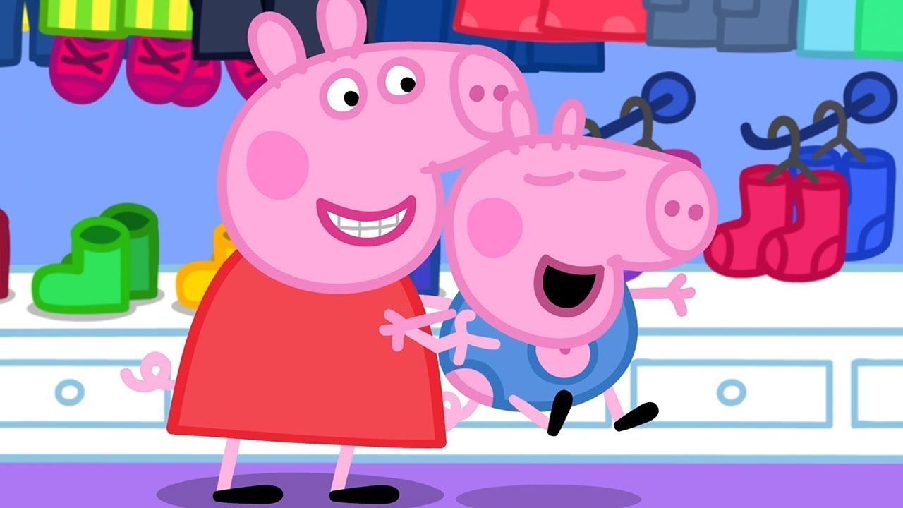 Peppa Pig English Episodes  George Pig Needs New Clothes 