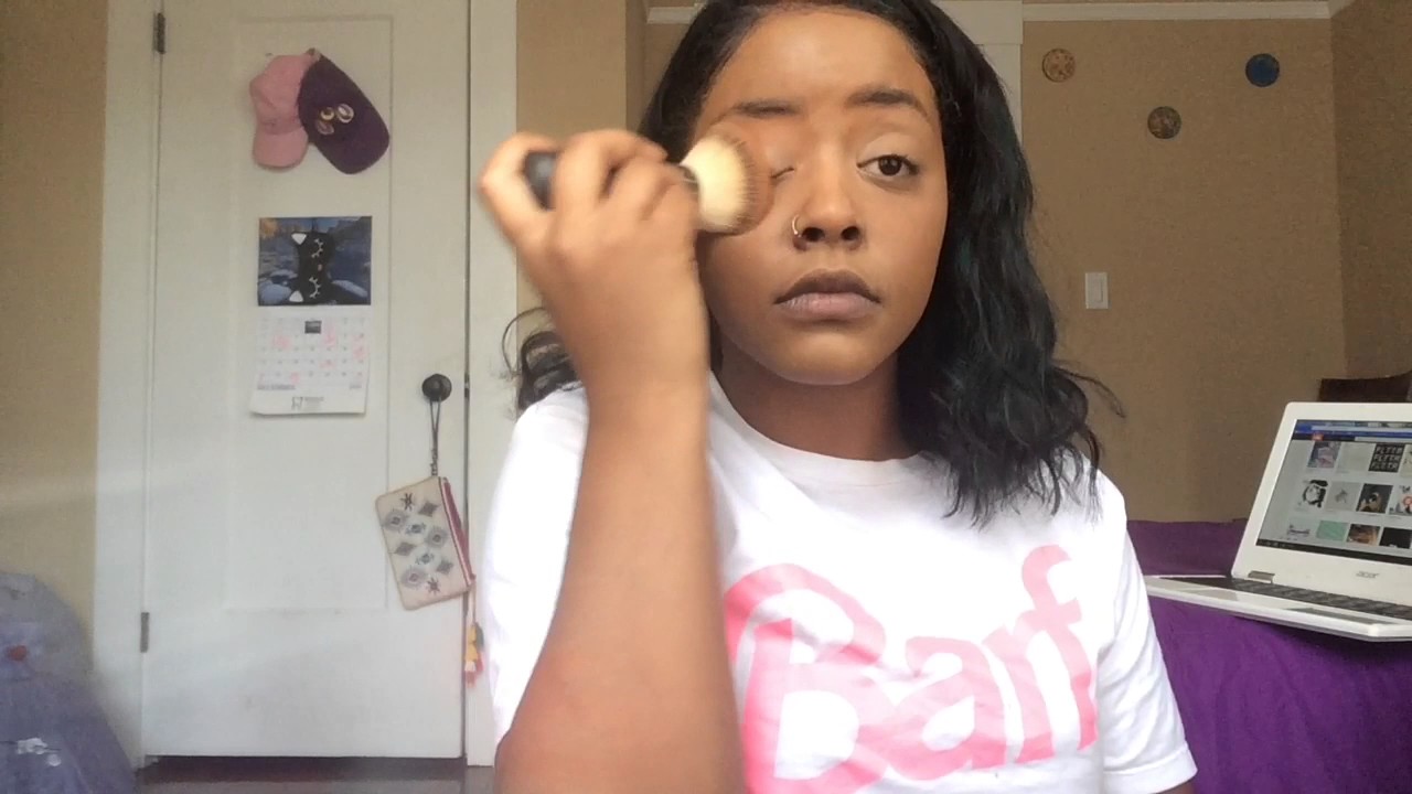 5 Minute Makeup Challenge While High !