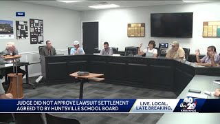 Judge doesn't approve Huntsville School Board settlement in sexual assault case