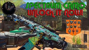 Black Ops 4 SPECTRUM CAMO Is SICK! How to UNLOCK and Showcase