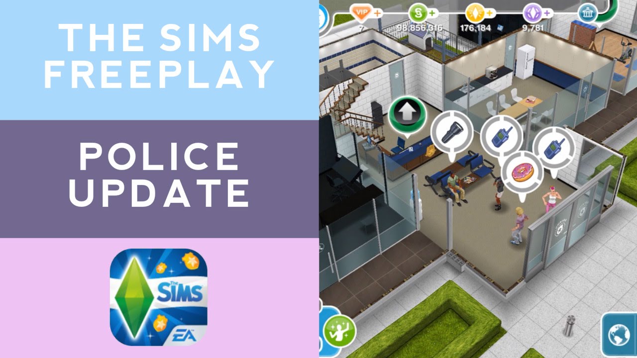 The Sims Freeplay Police Profession update! [Early Access] - YouTube