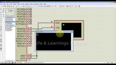 Atmega16 Tutorial 13-MikroC UART Library