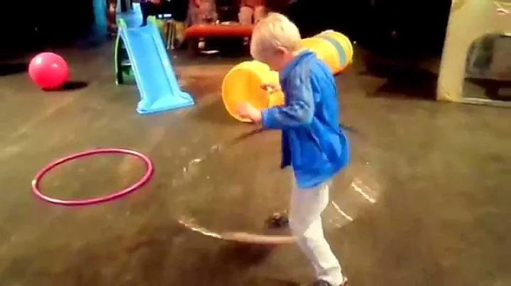 Keith Hula Hooping at Vera Vance's 2nd Birthday Pa...