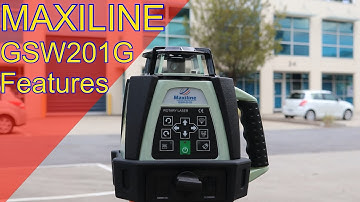 Maxiline GSW201G Green Beam Rotary Laser Level FEATURES! From Laser Tool Specialist