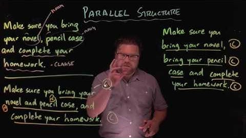 How to balance your writing with parallel structure - Part Three | Grammar and Thongs