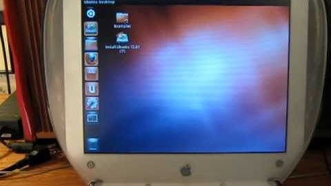 Ubuntu PowerPC on a Clamshell iBook