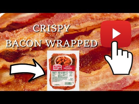 How to make crispy bacon wrapped little smokies covered in brown sugar!!