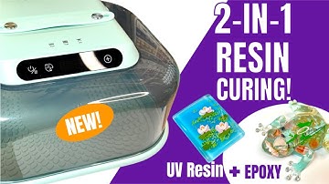 Resiners G3 curing machine for Epoxy & UV Resin | The Prettiest Frog | layered flowers | DIY