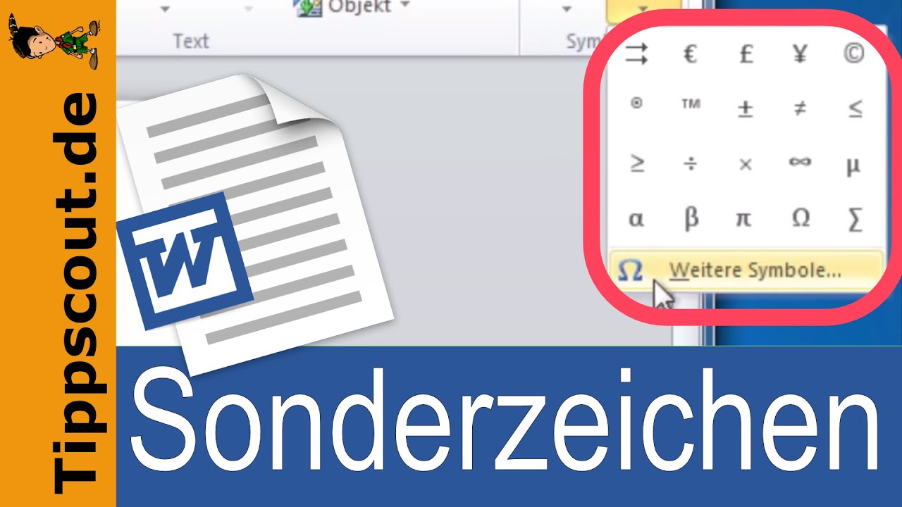 word, office, symbole, sonderzeichen, wingdings, tutorial, howto, anleitung...