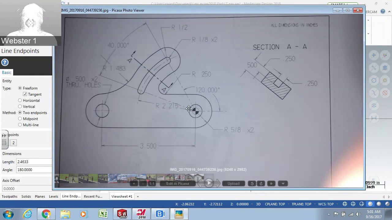 Mastercam Tutorial 3 Exercise2 YouTube