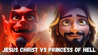 Jesus Christ VS Princess of Hell | AI Animation