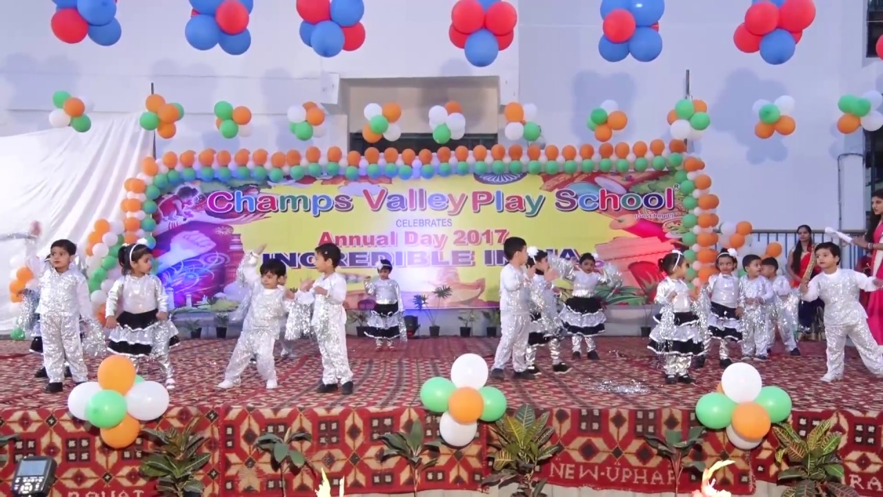 Welcome song I Stage performance pre nursery class I Annual day function I  - YouTube