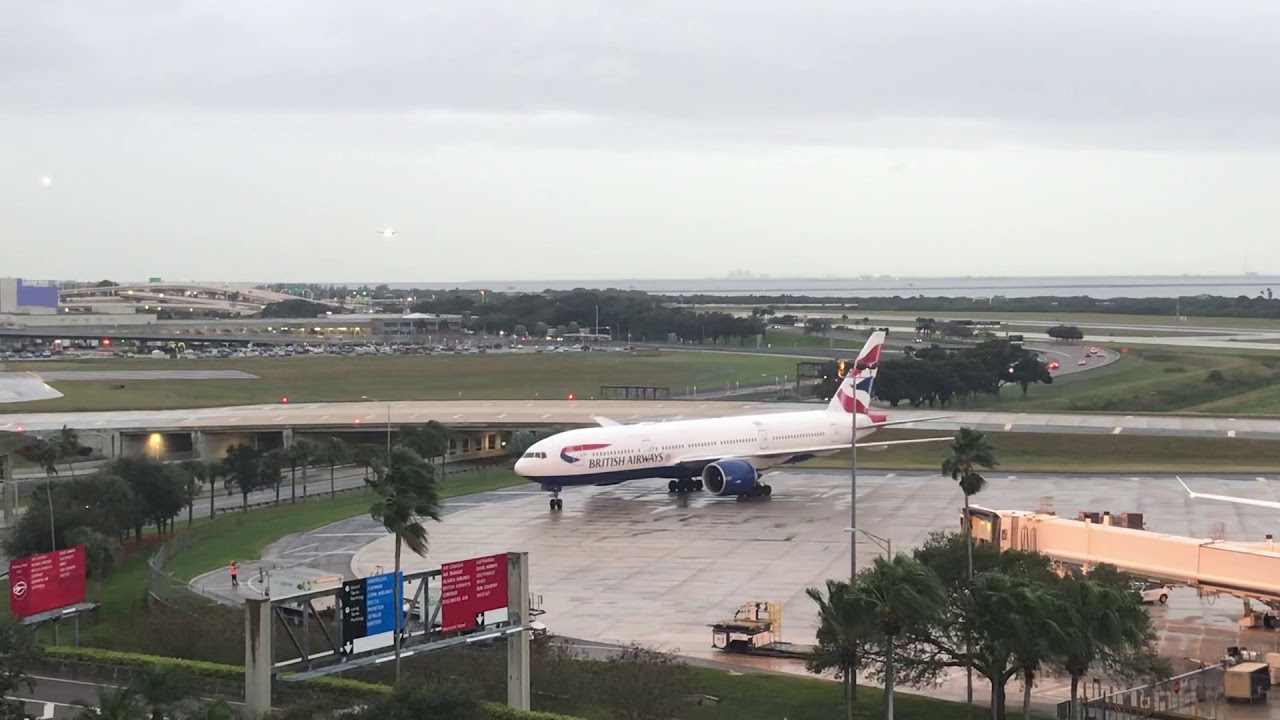 British Airways parking at gate YouTube