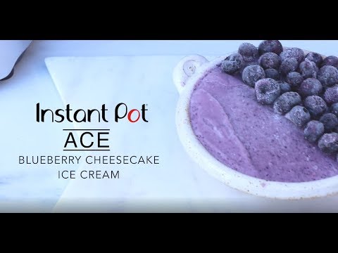 Instant Pot Ace Blender - Blueberry Cheesecake Ice Cream
