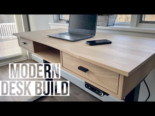 Building a Modern Computer Desk 