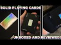 THE BEST CARDS IN MY COLLECTION?!?! // SOLID PLAYING CARDS UNBOXING AND REVIEW!