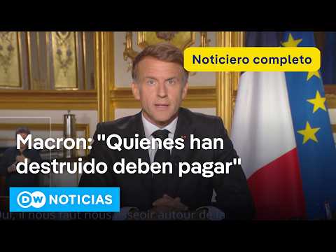 🔴 DW News October 18: Macron blames the far-left and criminals for the riots