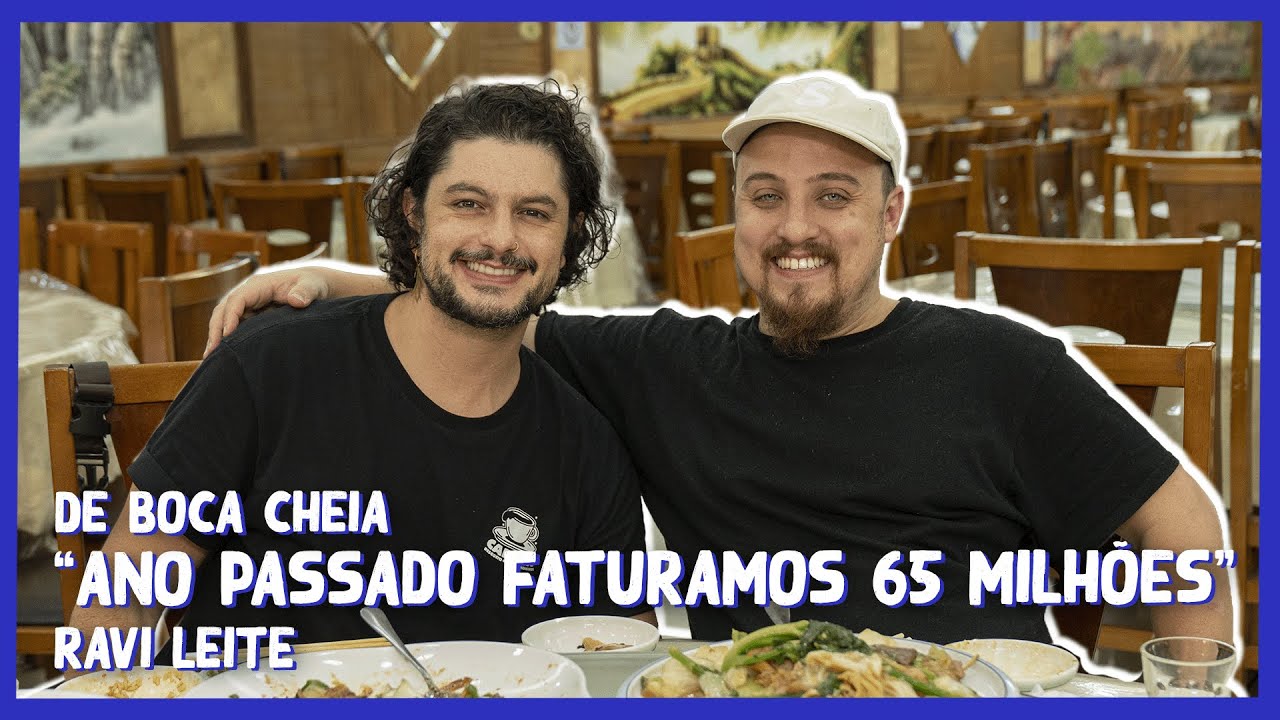 RAVI LEITE  "vendo 80 mil pratos por mês" | DE BOCA CHEIA | Mohamad Hindi