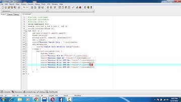 Tugas Program Terstruktur Dev C++ Perhitungan Nilai IPK Menggunakan Array dan For