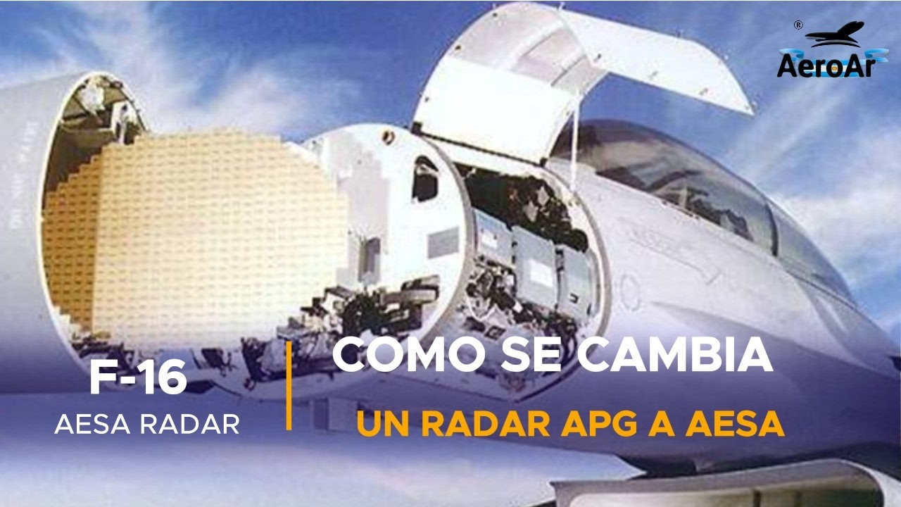 Asi se actuliza un radar APG a AESA en el F 16 - YouTube