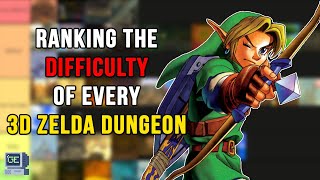 Ranking The Difficulty of Every 3D Zelda Dungeon | 3D Zelda Dungeon Difficulty Tier List