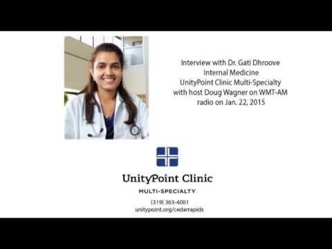 Dr. Gati Dhroove, UnityPoint Clinic Multi-Specialty interview about a sedentary lifestyle st. luke's roosevelt hospital
