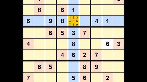How to Solve Washington Times Sudoku Difficult February 25, 2021