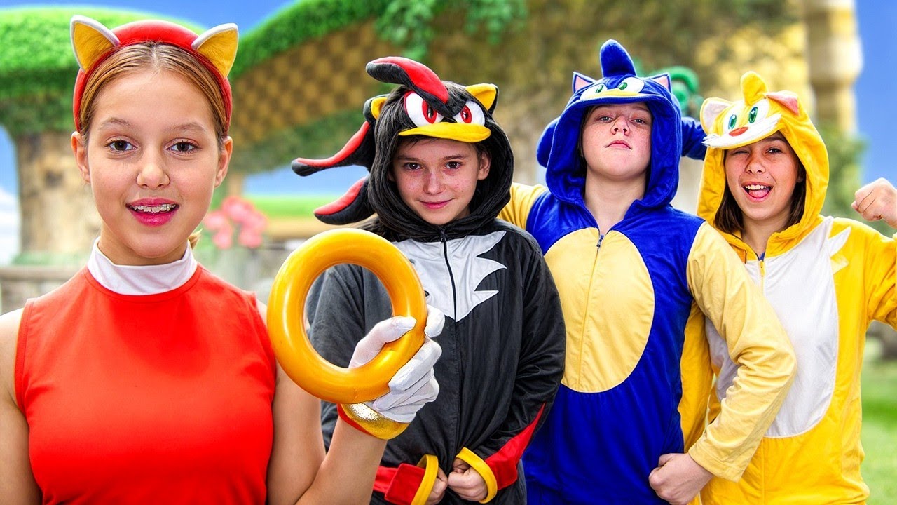 Amelka se stala Amy Rose! Sonic v reálném životě! 💖| Amelka Karamelka