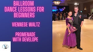 Ballroomonline Dancing Lessons for Beginner Viennese Waltz - Promenade Develope